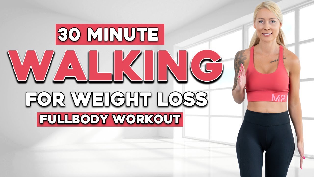 30 MIN STEADY STATE WALKING FOR FAT BURN Workout All Standing Knee