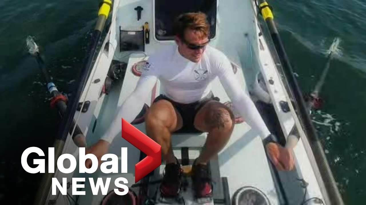 Conquering the Atlantic: UK man rows solo to US for brain tumour research