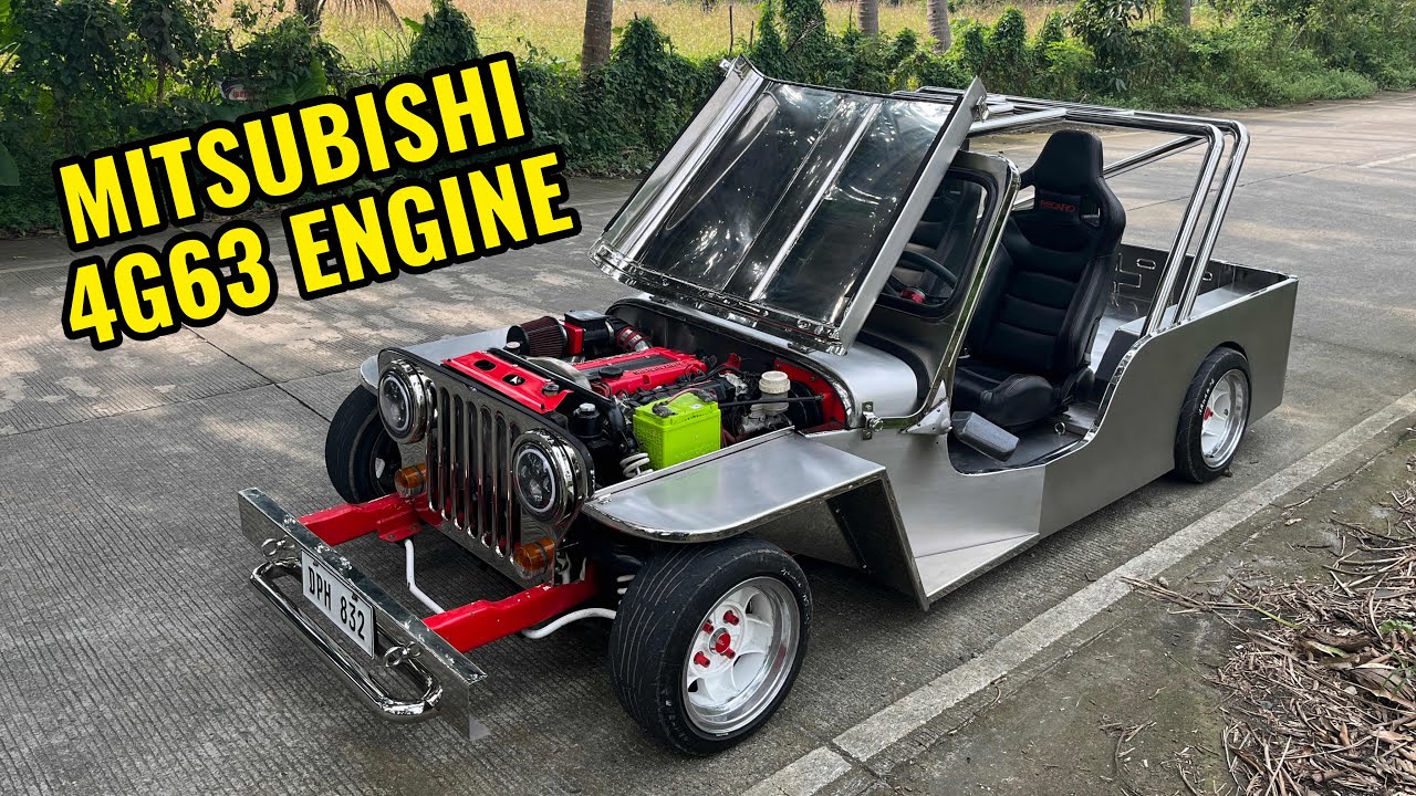 Evo OTJ 4G63 Mitsubishi Engine | Tamiya Owner Type Jeep | DOHC ENGINE