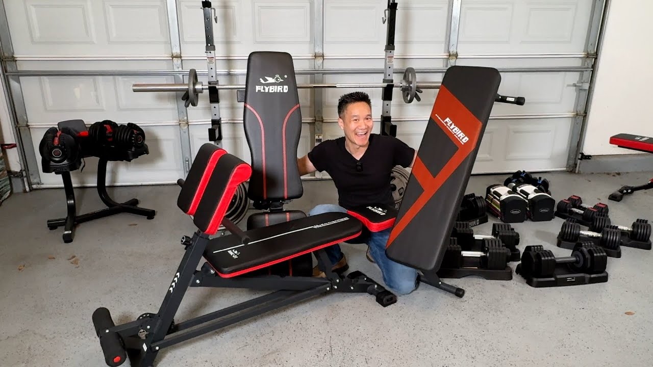 СРАВНЕНИЕ Скамей FLYBIRD: Регулируемая скамья, римский стул и плоская скамья