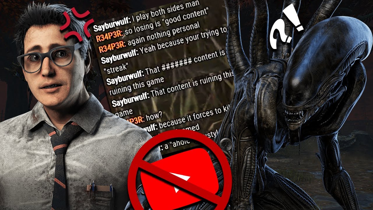 SALTY SURVIVOR SAYS YOUTUBERS RUIN DBD! | Dead by Daylight - YouTube