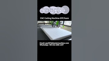 2-Head CNC Cutting Machine for EPE Foam | High Efficiency & Precision Demo ✂️✨