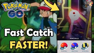 How To Use FAST CATCH Trick In Pokemon GO Throwing Tutorial Right Left Hand Exam
