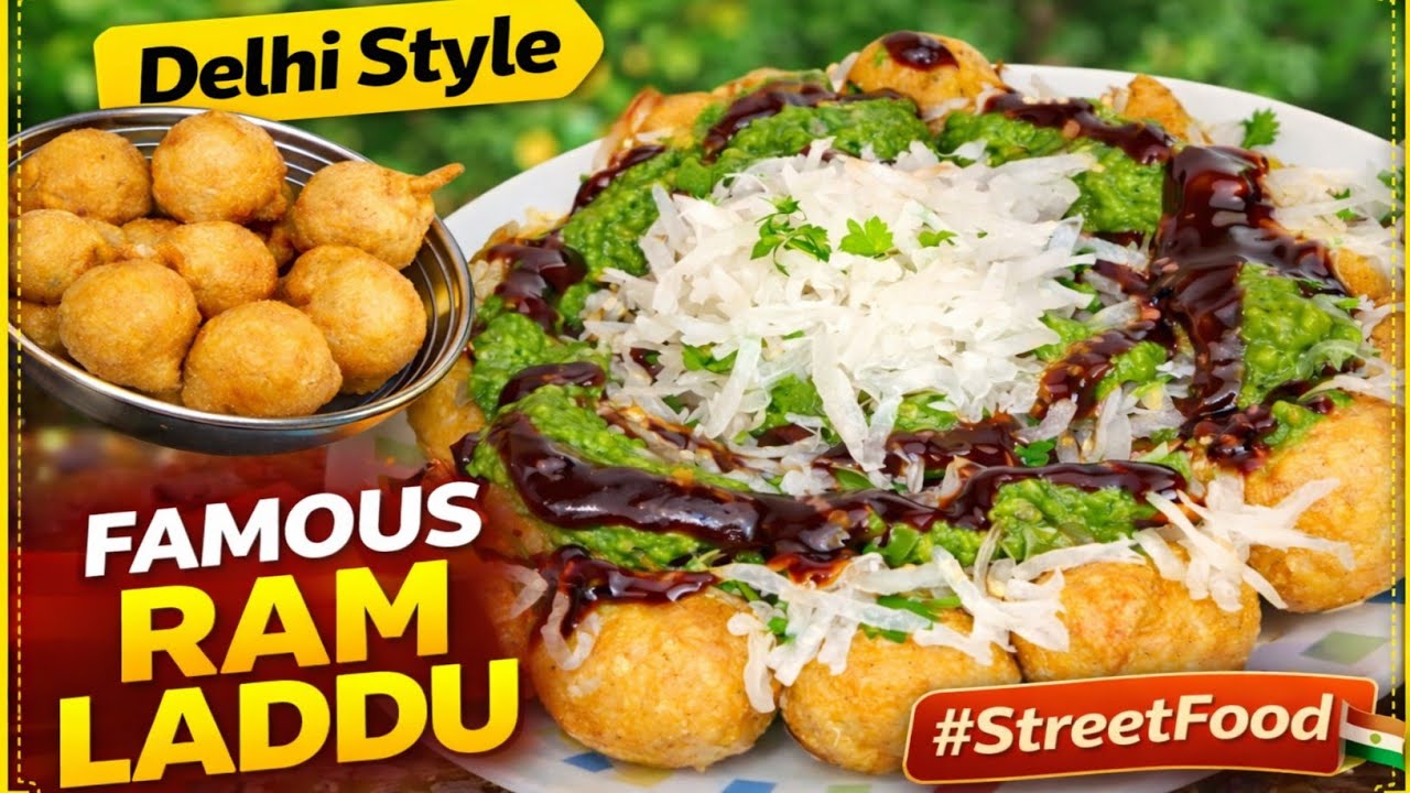 Delhi Famous Ram Laddu Recipe | Street Style Crispy Ram Ladoo at Home