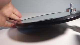 RollSpin Friction Counter Spin Testing. Plus Tilting Glass to Demonstrate "Angular Momentum"