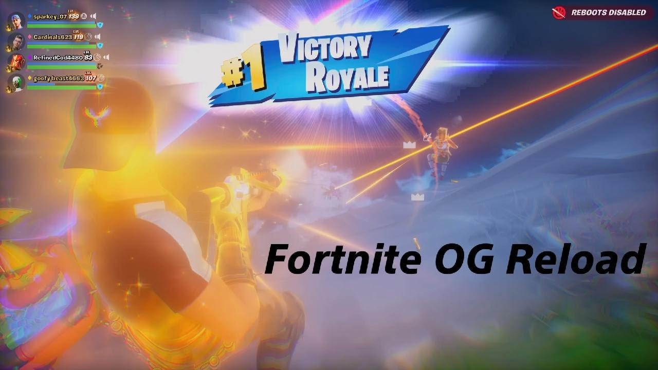 Fortnite OG Reload Victory Crown Win (Zero Build) - YouTube