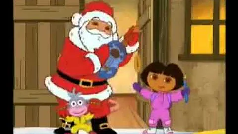 Dora Et Papa Noel - Chante Joyeux Noel - HD.