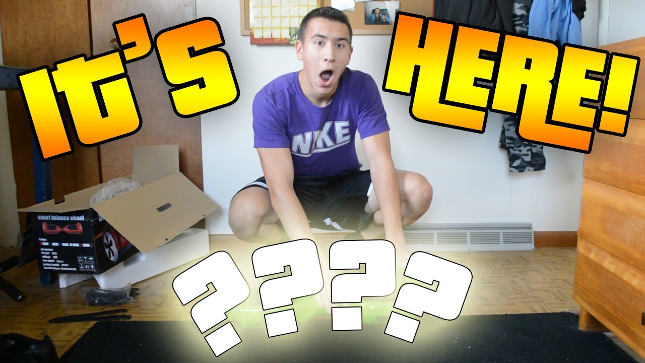 HOVERBOARD IS HERE! (Unboxing & Test)