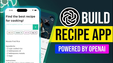 Build Recipe Creator App using Flutter and OpenAI | Recipe App built using AI | Flutter App Design
