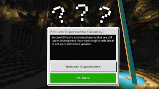 How To Access The New Caves And Cliffs Update Beta (1.18) Minecraft Bedrock Edition screenshot 3