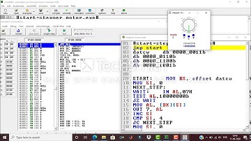 STEPPER MOTOR INTERFACING WITH EMU 8086