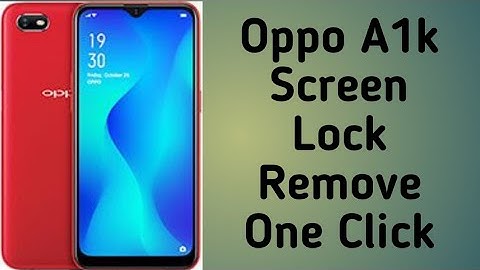 Oppo A1k Remove Screen Lock || Oppo CPH1923 Pin Pattern Password Unlock With MRT Tool One Click.