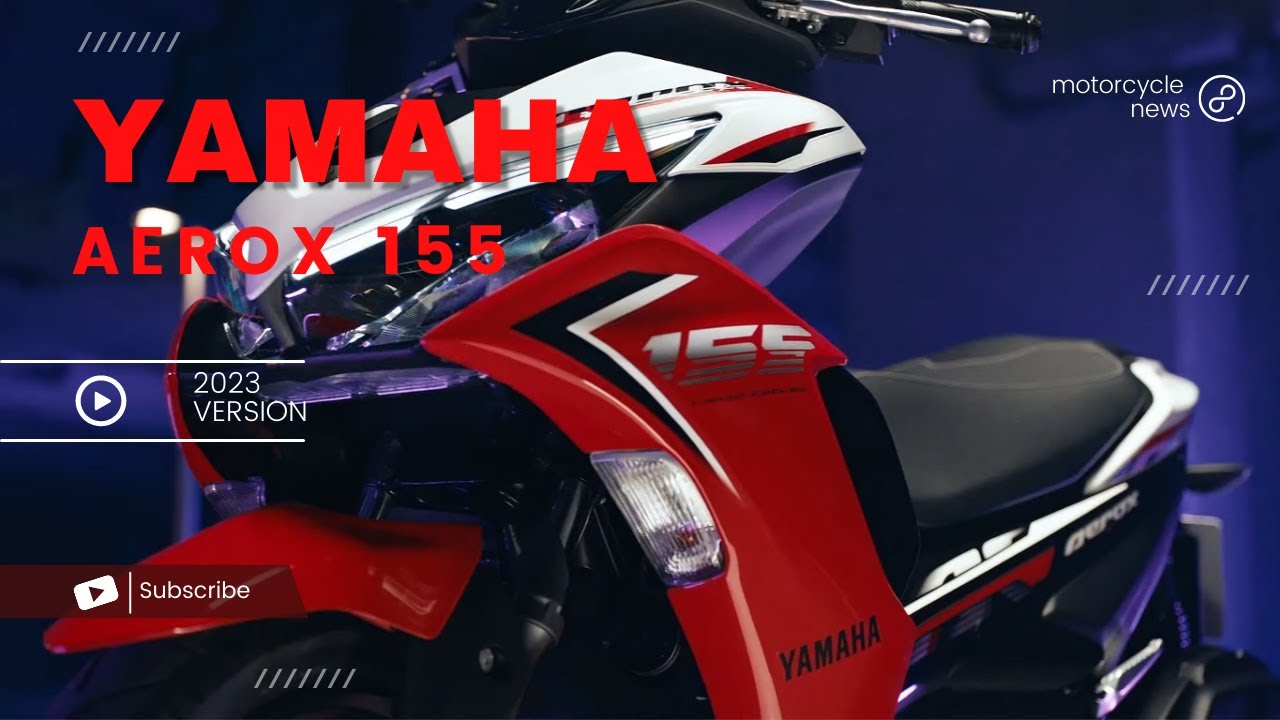 Yamaha Aerox 155 2023 version got a new color - YouTube