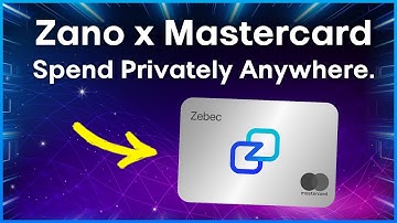 Spend Zano Anywhere with Mastercard – Private Crypto Payments via Zebec.io