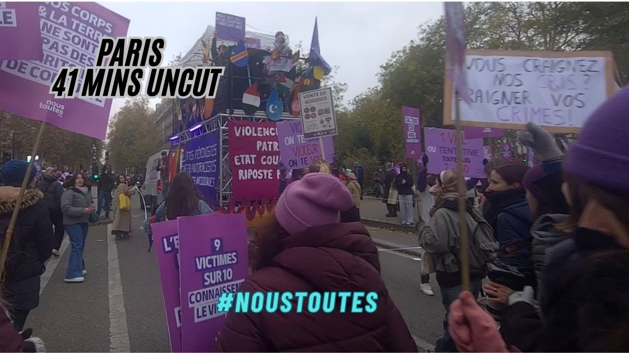 🔴  Paris Demonstration 