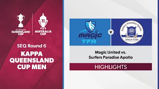 Kappa Queensland Cup Men SEQ Round 6  Magic United vs. Surfers Paradise Apollo Highlights