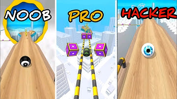 NOOB vs PRO vs HACKER | In Going Balls | Speedrun |Dubygamer 🔥