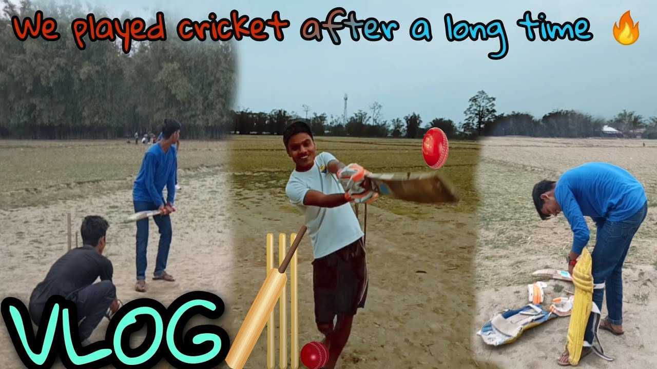Played cricket after a long time || vlog || Abhiseak creation