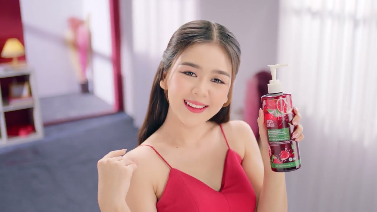 De Leaf Pomegranate Glow and Firm Serum Shower Gel Jenny TVC