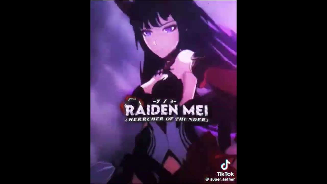 Raiden Mei (honkai impact 3rd) vs Evolved Godzilla (Godzilla X Kong the new empire) (in tiktok)