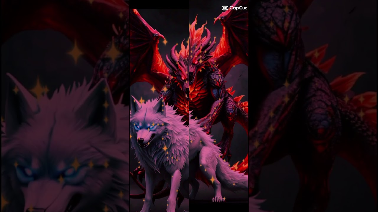 Incredible Wolf and Dragon fusion