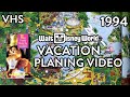 Walt disney world vacation planning  vhs 1994