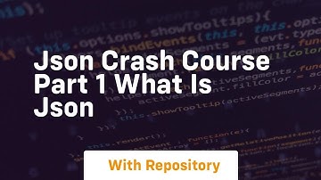 Json crash course part 1 what is json