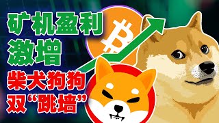 挖矿盈利激增；主流币强势走高;Coinbase“抢人头”攒资金赚流量；DCG破产仅“一步之遥”;柴犬币狗狗币双双起⻜20230119