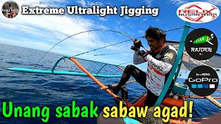 Jigging| Unang sabak, Sabaw agad! | Extreme Ultralight Jigging