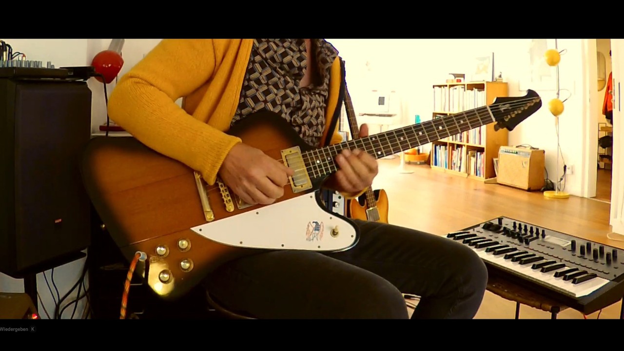 Check out this great sounding 1976 Gibson Firebird Bicentennial, sunburst