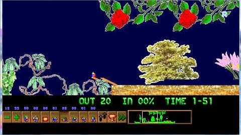 Lemmings Custom Level: Greener Pastures