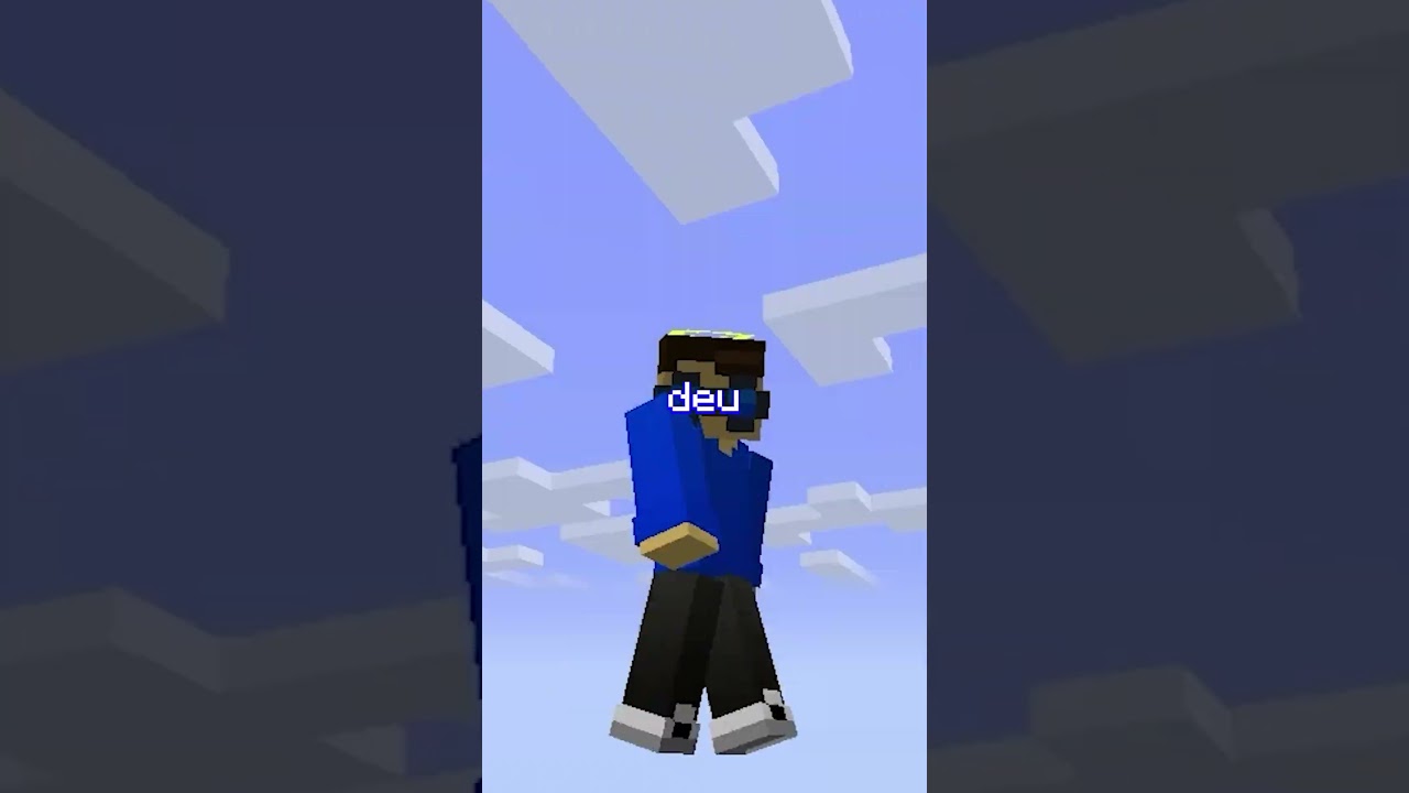 esse cara criou a INTERNET no minecraft #shorts #minecraft