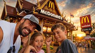 Trying McDonalds in Thailand With The Kids!