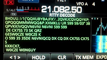 IC7300 RTTY decode