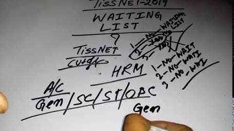 TISSNET•••• MOST IMPORTANT VIDEO|| ALL DETAILS ABOUT WAITING LIST