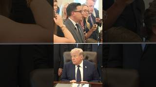 President Trump snaps back at reporters asking about Iran war