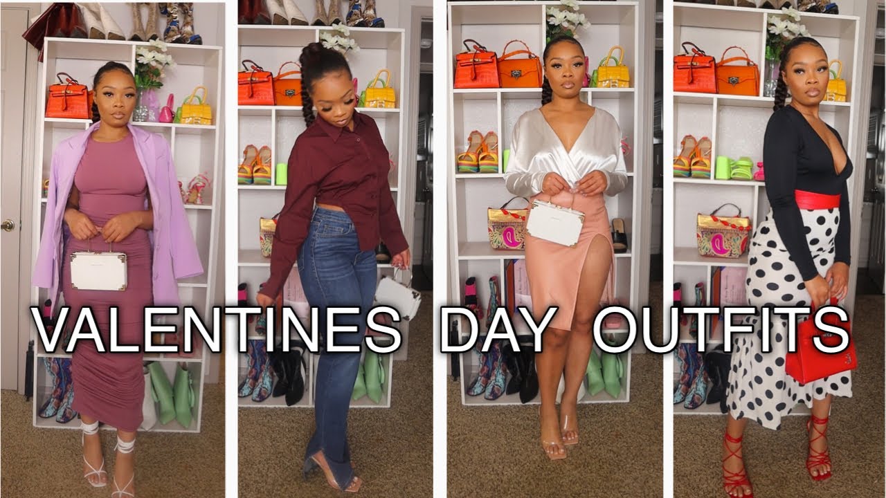 OUTFIT IDEAS FOR VALENTINES DAY | VDAY Lookbook 2022 | CharniqG