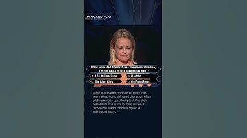 Can You Guess the Movie from This Iconic Animated Line? #quiz #millionaire  #movie  #tvshow #trivia