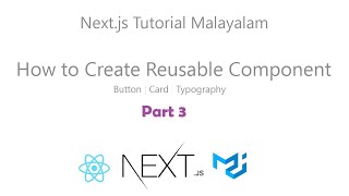 Re-usable components in next.js material ui project-  Part 3. Re usable Typography, card, button