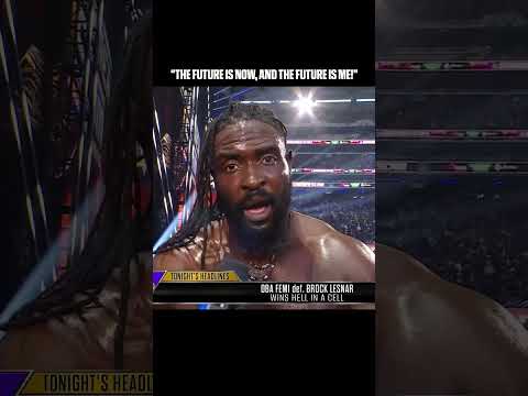Oba Femi made a statement 🗣️ #SummerSlam