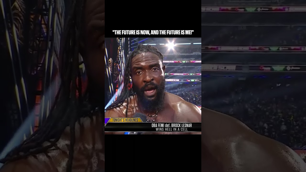 Oba Femi made a statement 🗣️ #SummerSlam