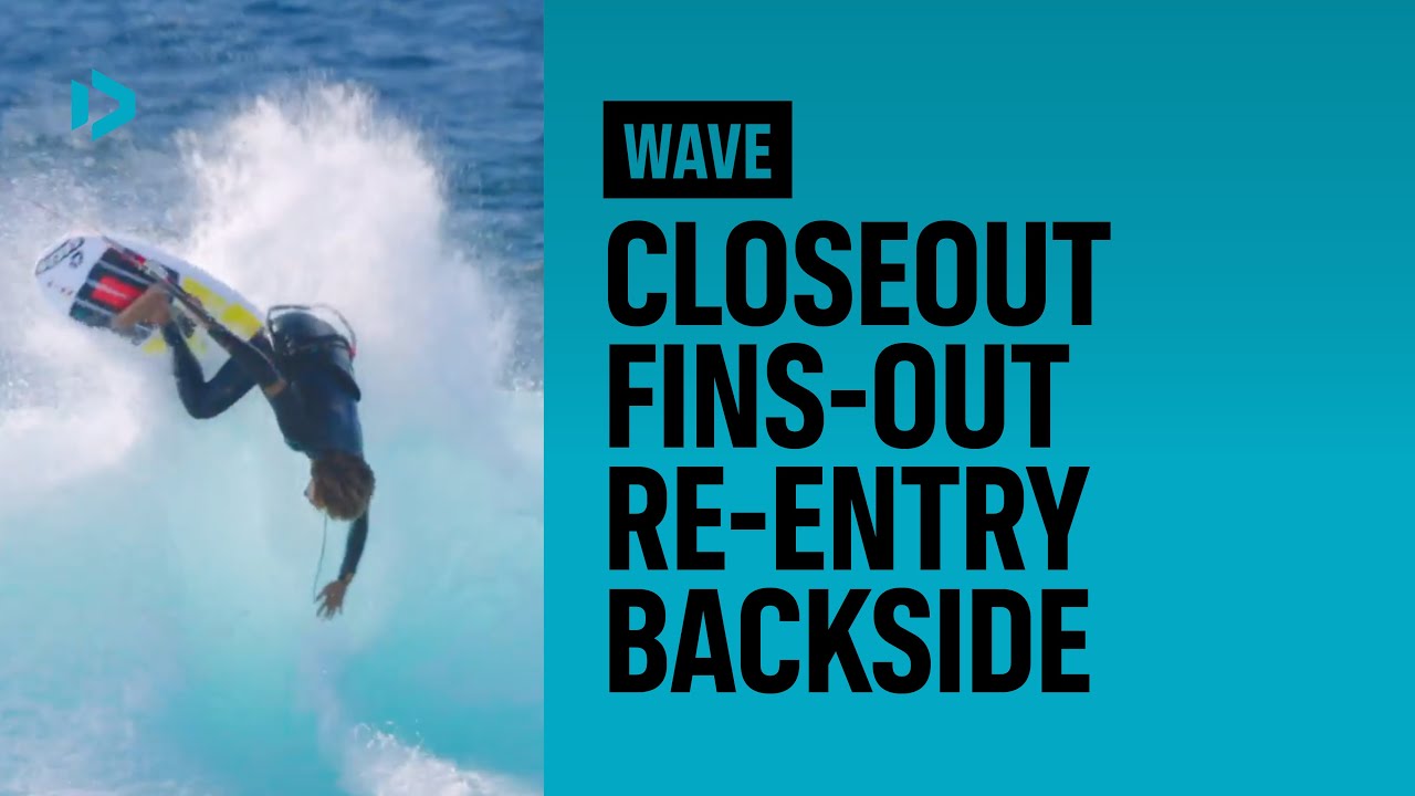 WAVE - Closeout Fins Free Re-entry Backside - Duotone Academy - YouTube