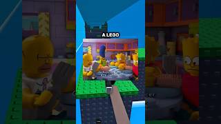 Homer Simpson Accidentally Entered The Lego World #roblox #relatable #cartoon