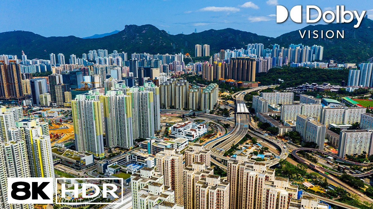 Global Mega City in 8K HDR | Stunning Aerial Skyline Tour | PrimeVista 8k