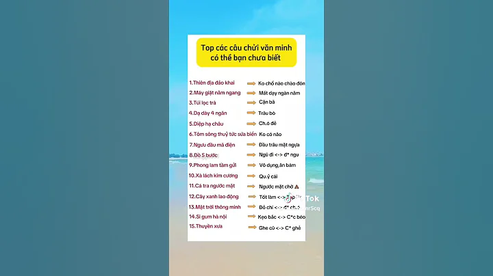 những câu chửi văn minh có thể bạn chưa biết