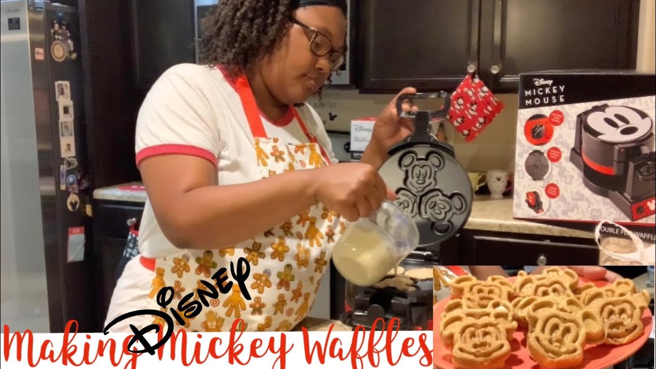 Disney Mickey Mouse Double Flip Waffle Maker  Waffle maker, Mickey mouse waffle  maker, Waffles