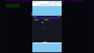 Brick Breaker Game Coding Challenge in JavaScript and Canvas #challenge
