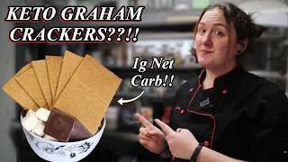 Upgraded Even Lower Carb Crispy Cinnamon Graham Cracker Recipe! Graham Cracker Carb