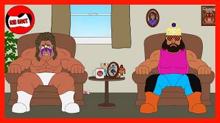 Ultimate Warrior and Randy Savage on Jerry the King Lawler "No Pillsbury Doughboy is gonna stop me"