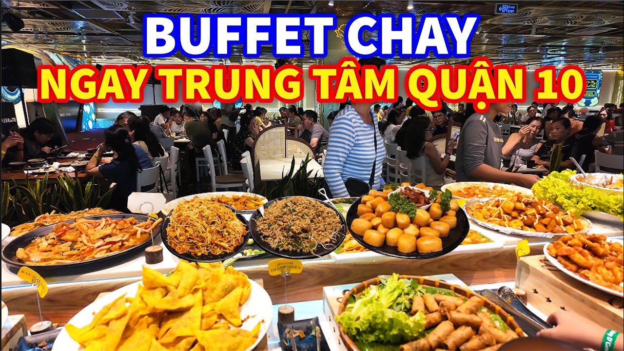 BUFFET CHAY NGAY TRUNG TÂM QUẬN 10 Sài Gòn Phục Vụ 70 Món Chay trong Tuần Trưa và Tối || thisaigon